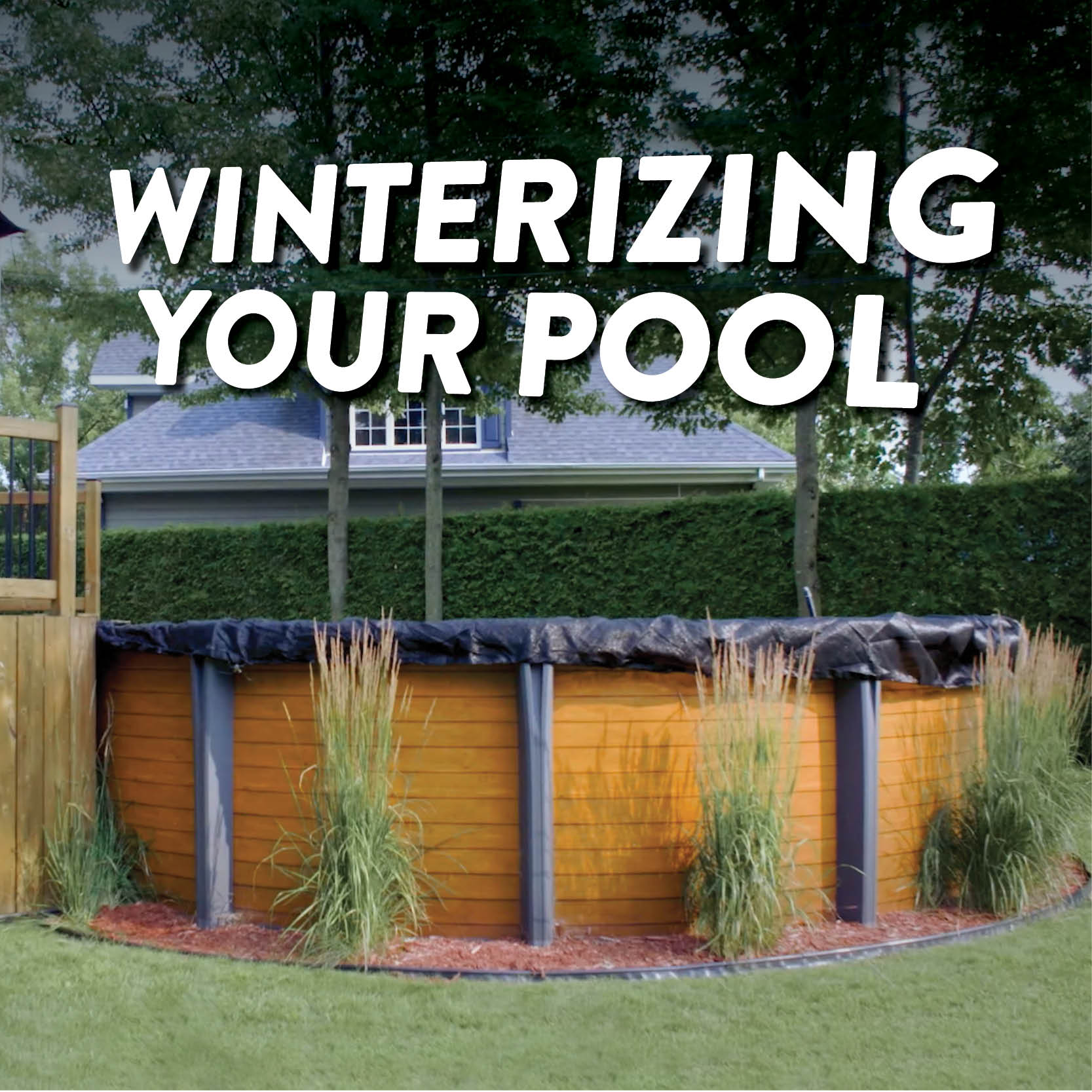 Winterize your above ground pool